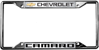 Chevrolet Camaro Chrome License Plate Frame