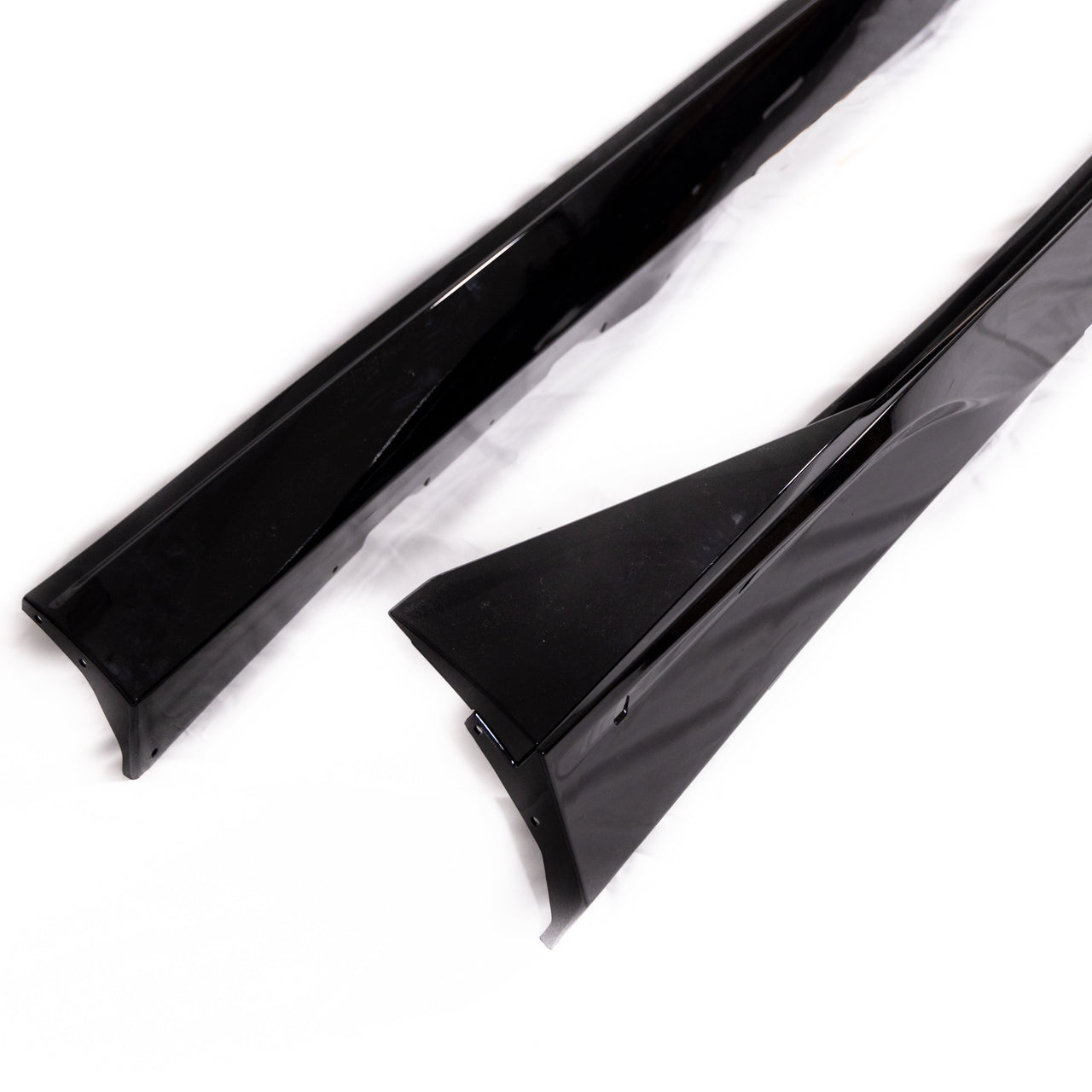 2010-2015 Chevy Camaro Evo Style Gloss Black Side Skirt Rockers