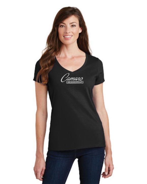 Camaro by Chevrolet LADIES V-NECK T-shirt