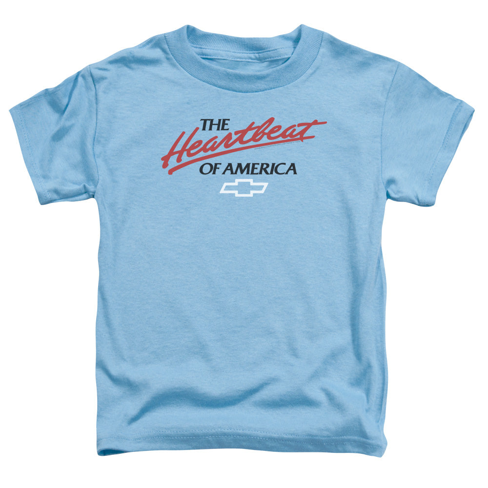 Chevrolet Heartbeat Of America - Toddler Short Sleeve - Carolina Blue