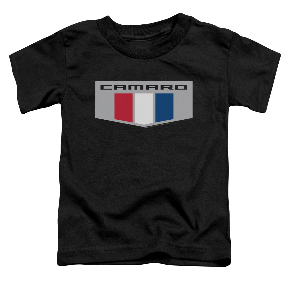 Chevrolet Camaro Emblem - Toddler Short Sleeve - Black