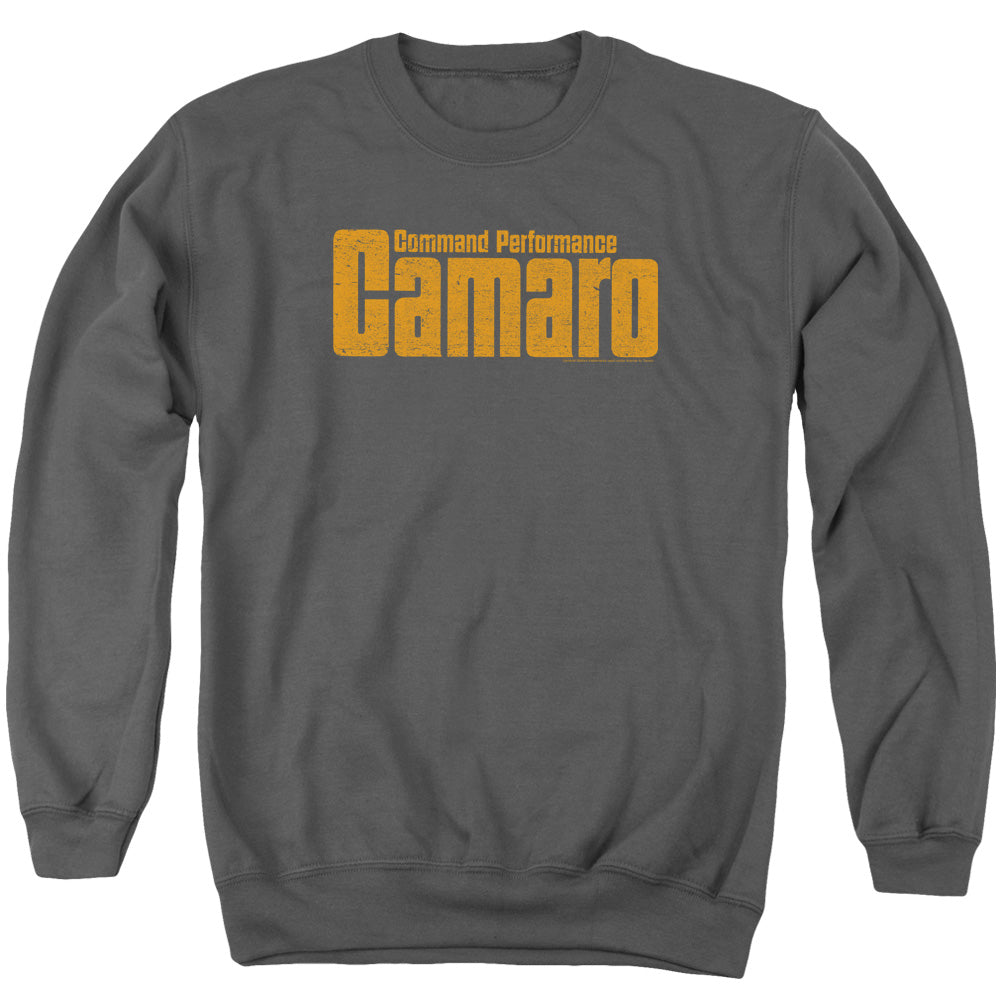 Chevrolet Camaro Command Performance-Adult Crewneck Sweatshirt-Charcoal