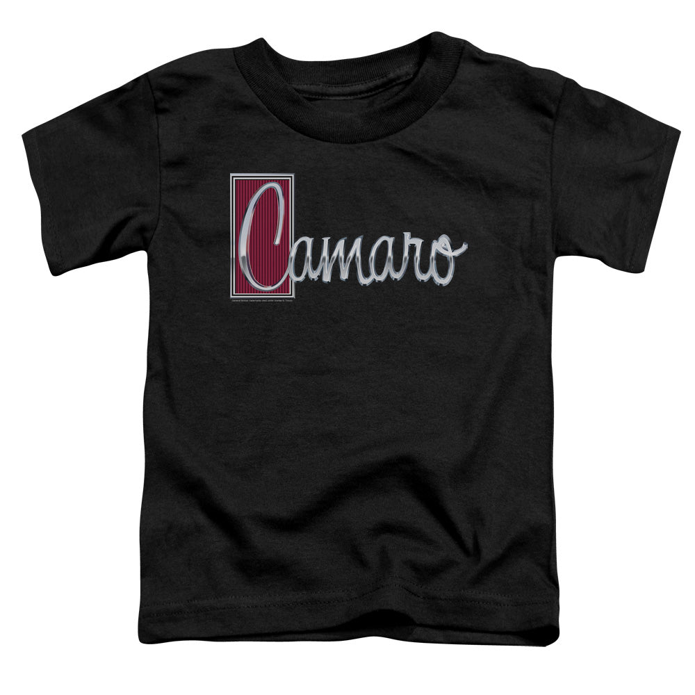 Chevrolet Camaro Script - Toddler Short Sleeve - Black