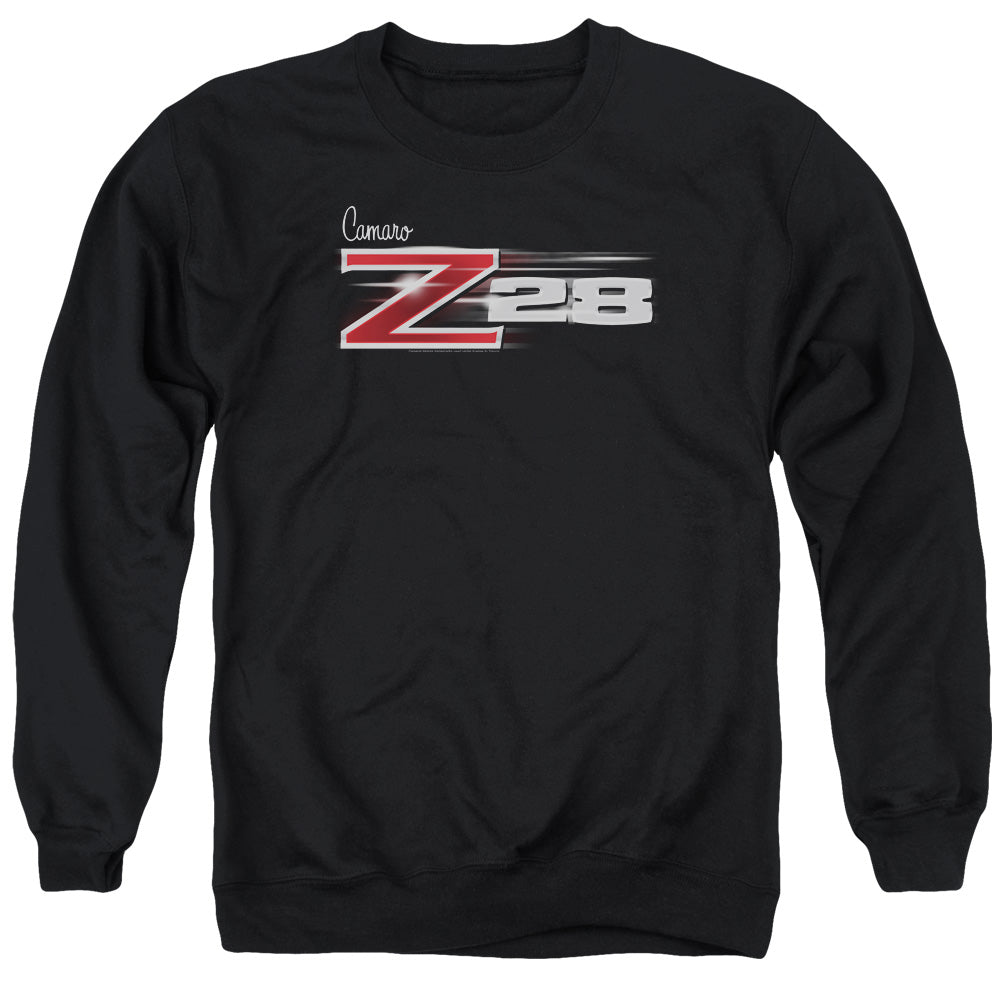 Chevrolet Camaro Z28 Logo-Adult Crewneck Sweatshirt-Black