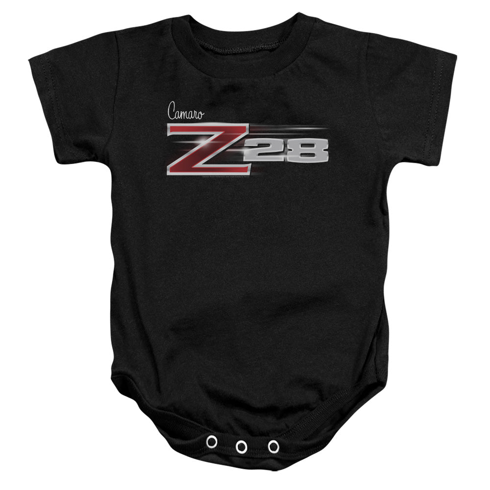 Chevrolet Camaro Z28 Logo-Infant Snapsuit-Black