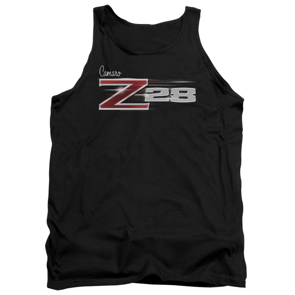 Chevrolet Camaro Z28 Logo-Adult Tank Top-Black