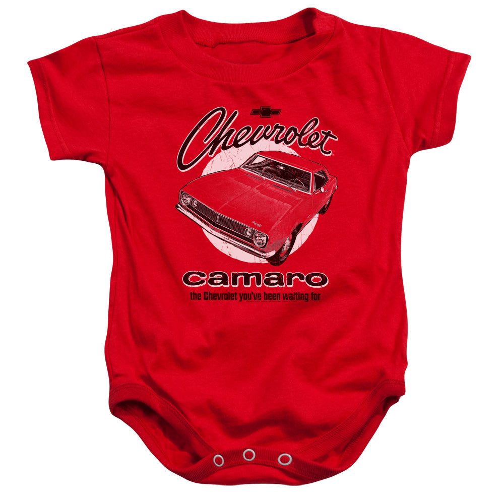 Chevrolet Retro Camaro-Infant Snapsuit-Red