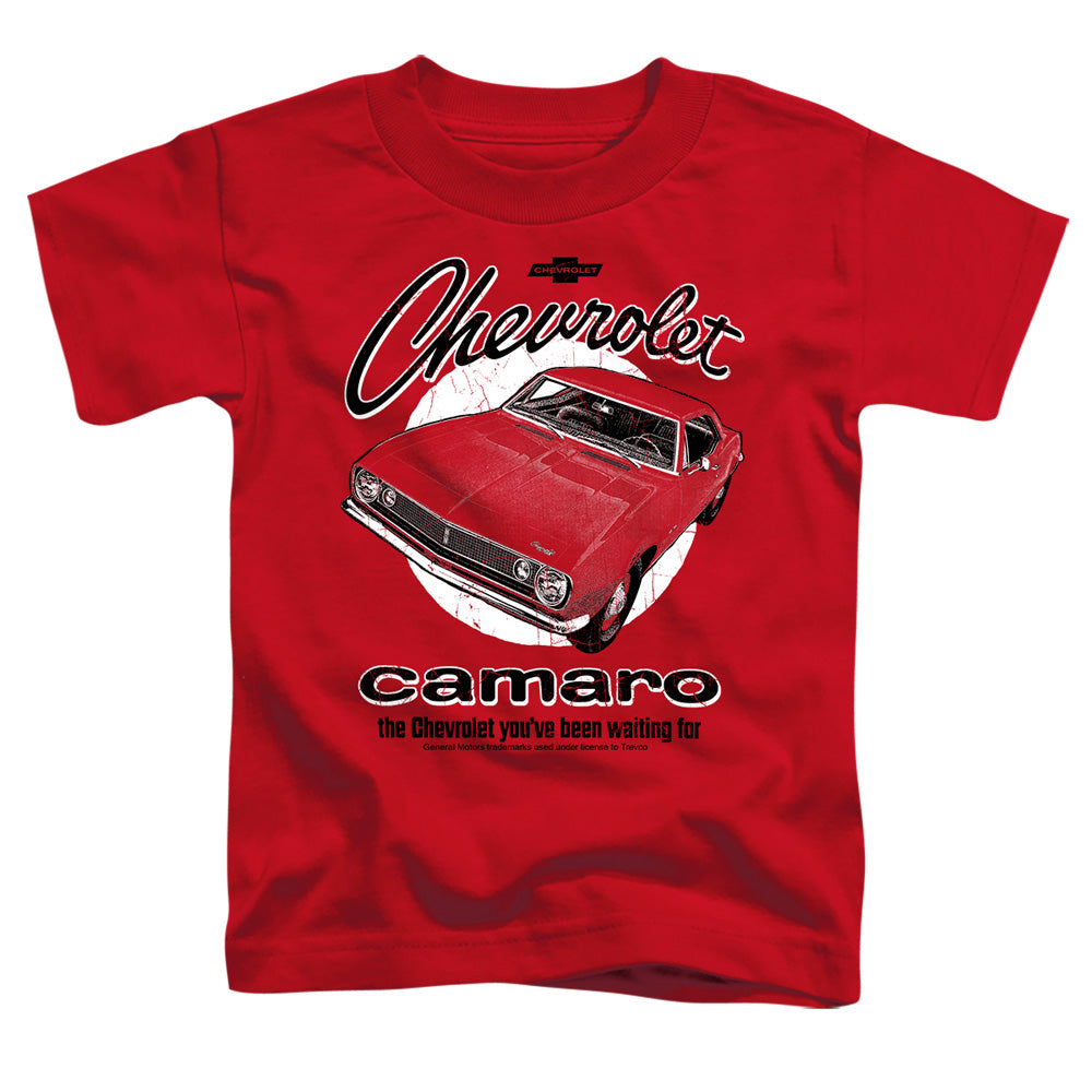 Chevrolet Retro Camaro Toddler Tee - Red Short Sleeve