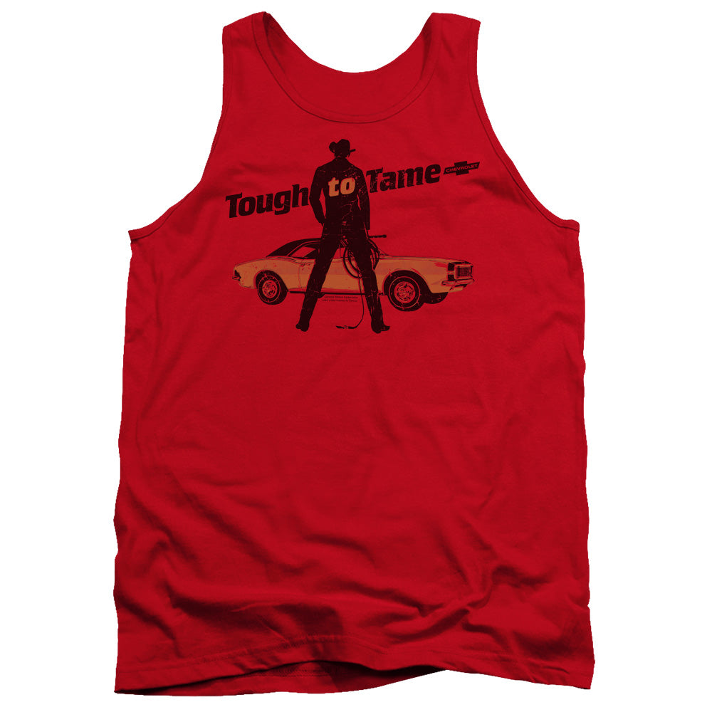 Chevrolet Tough to Tame - Adult Tank Top - Red
