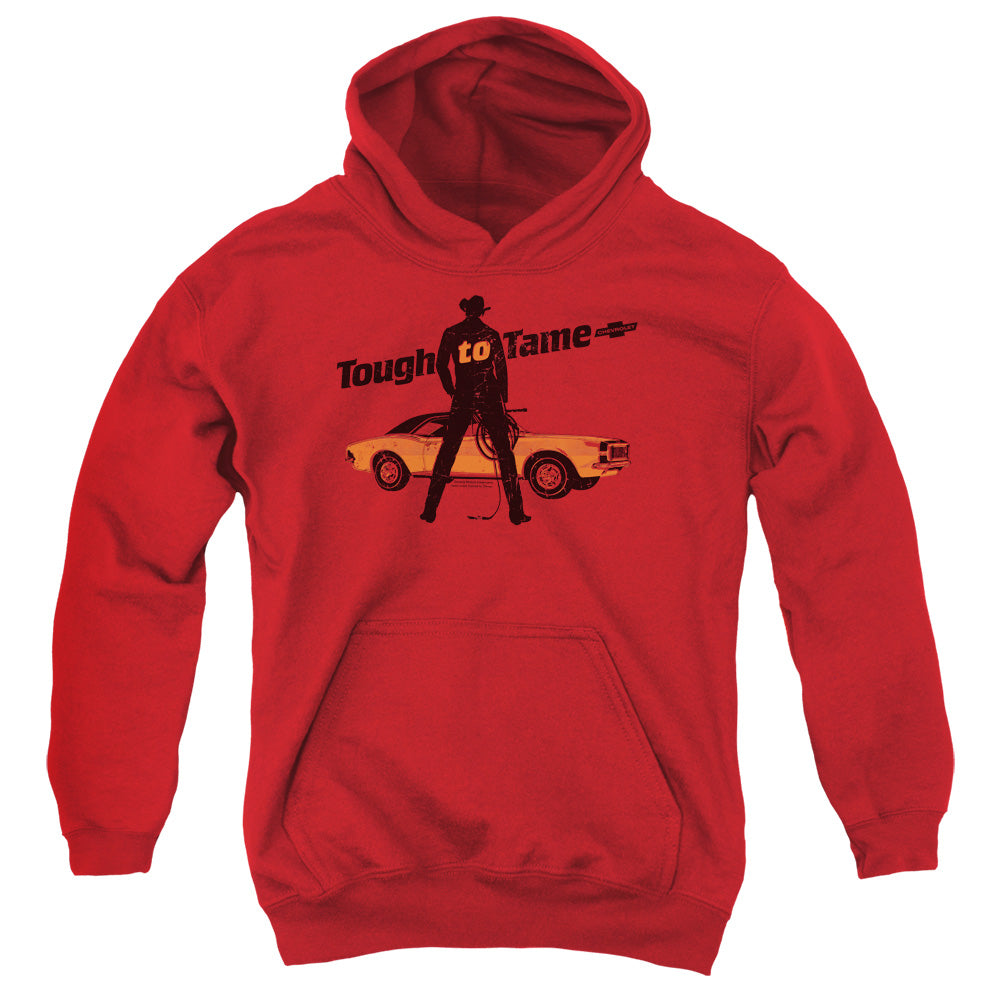 Chevrolet Tough to Tame - Youth Hooded Sweatshirt - Red