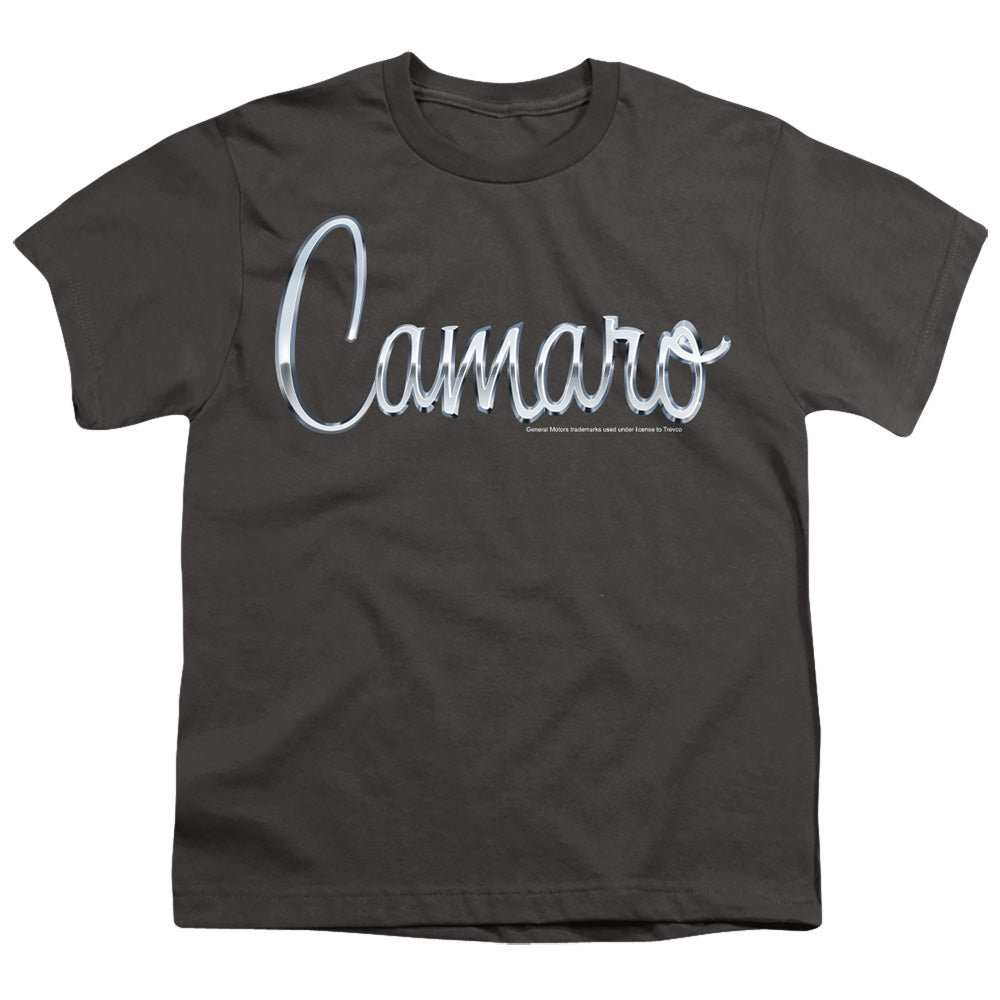 Chevrolet Classic Camaro Metal - Youth Short Sleeve - Charcoal