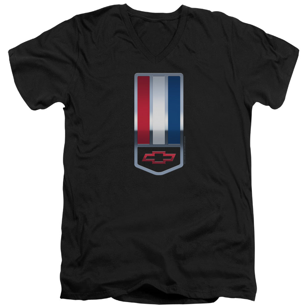 1988 Chevrolet Camaro Nameplate-Adult Slim Fit V Neck Black
