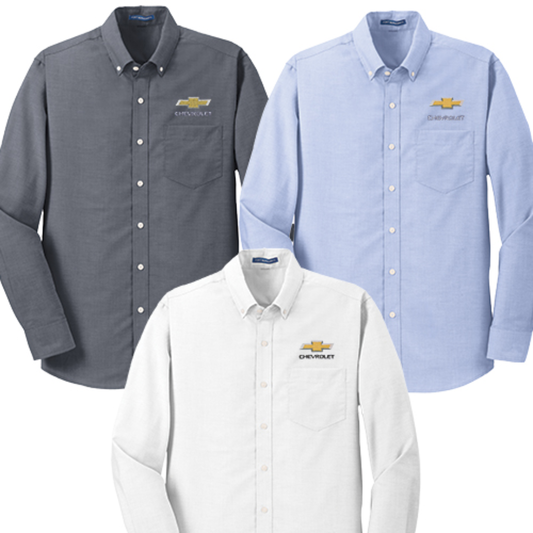 chevrolet dress shirts Chevrolet Long Sleeve Crew Shirt