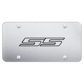 ss-logo-license-plate-laser-etched-on-brushed-stainless-steel