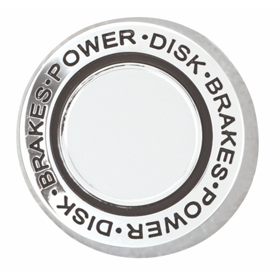 1968-1974 Chevrolet Camaro Chrome Plated ABS Power Disk Brakes Center Set of 4