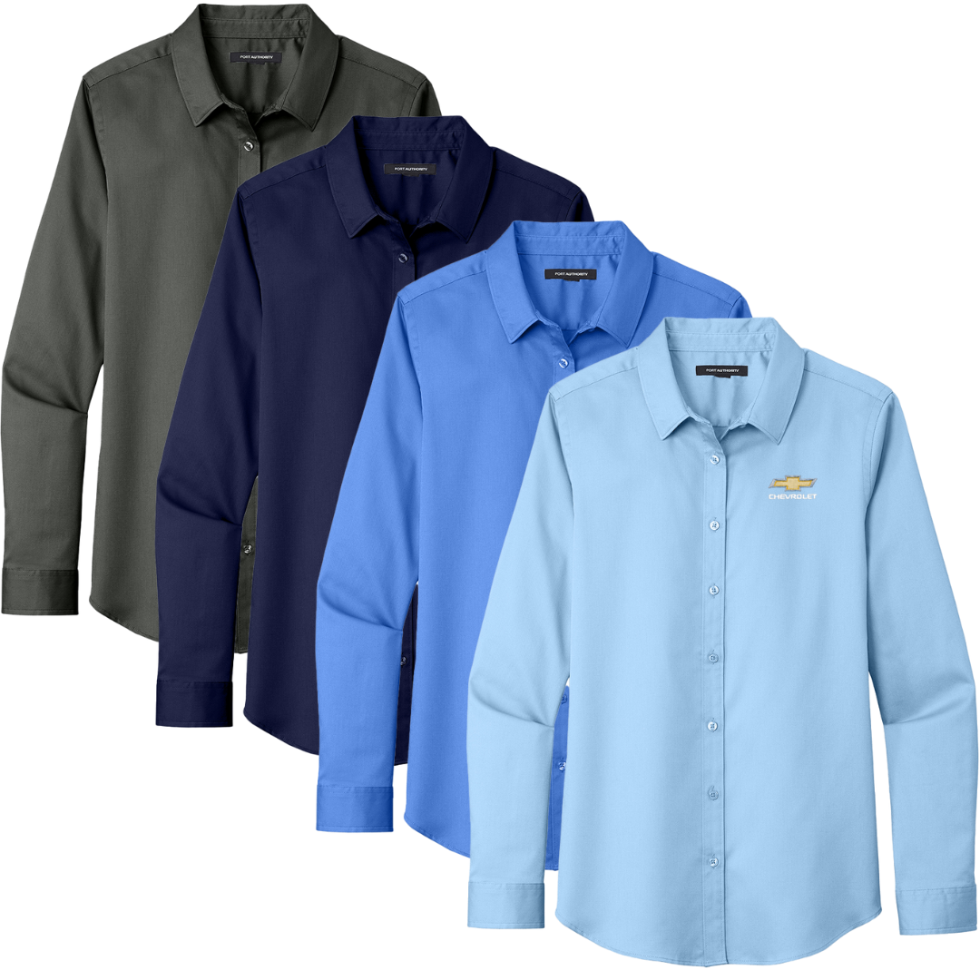 Chevy Bowtie SuperPro React Long Sleeve Work Shirt