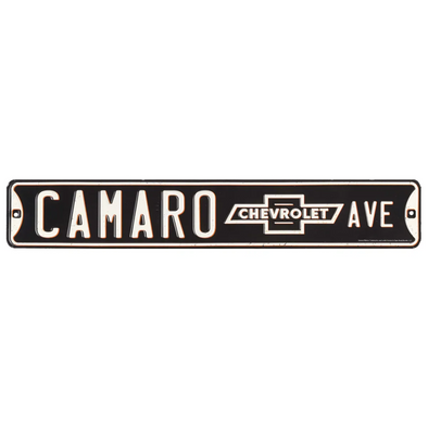 1967-2020 Chevrolet Camaro Die Cut Embossed Tin - Camaro St Sign