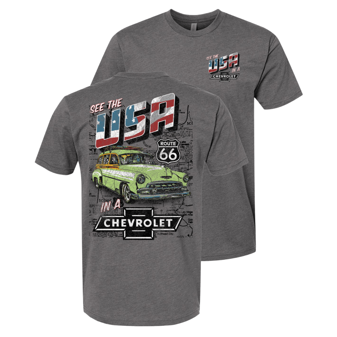 Chevrolet See The USA-Youth Hooded Sweatshirt-Red