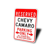 chevy-camaro-reserved-parking-only-aluminum-sign