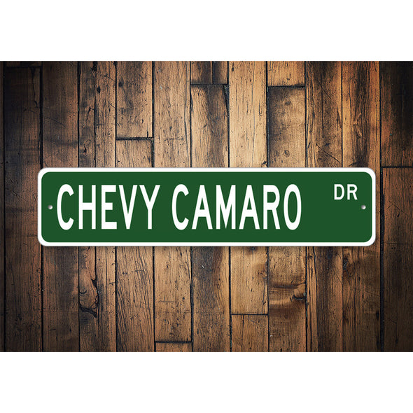 Chevy Camaro Dr - Aluminum Street Sign