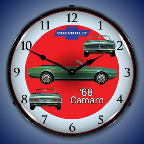 1968-camaro-rs-convertible-lighted-wall-clock