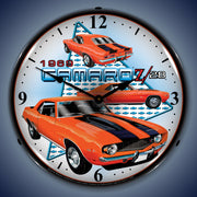 lighted-1969-camaro-z28-clock