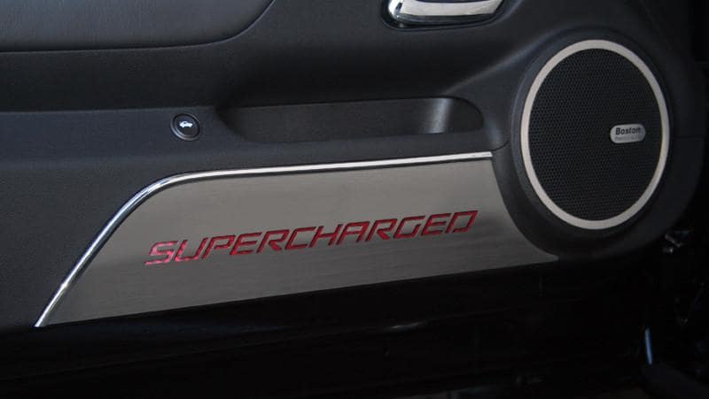 2010-2015-5th-gen-camaro-door-panel-kick-plates-supercharged-brushed-stainless-steel