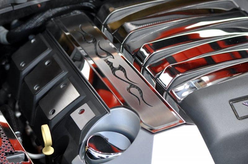 2010-2015-5th-gen-camaro-ss-fuel-rail-covers-tribal-flame-stainless-steel-w-colored-inlay