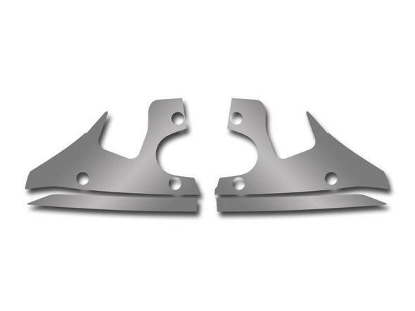 2010-2015 Camaro Trunk Plates w/ Caps - 4Pc Polished Stainless Steel