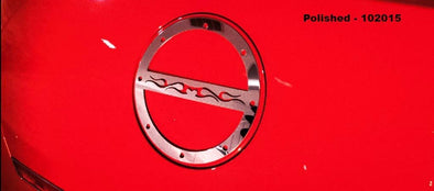 2010-2019 Camaro Gas Cap Cover Stainless Steel | Tribal Flame