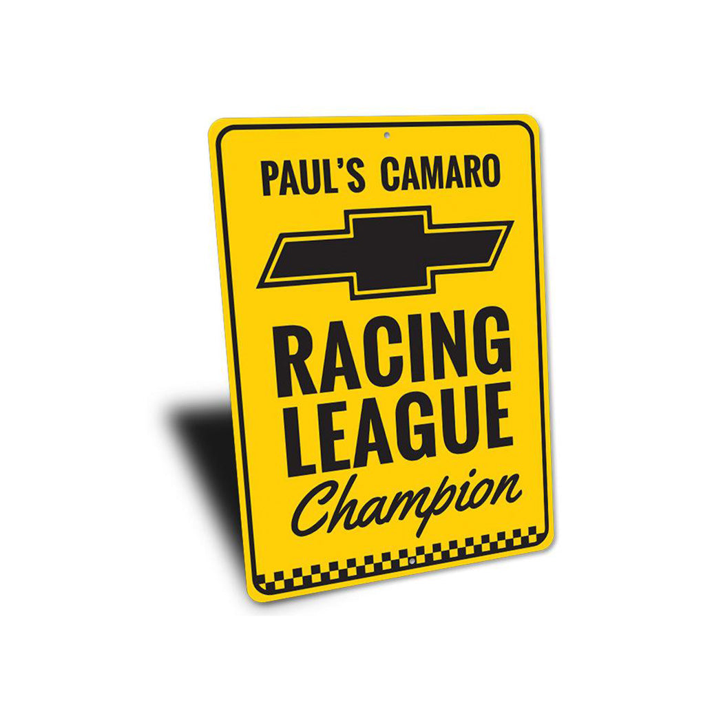 personalized-camaro-chevy-racing-league-champion-sign