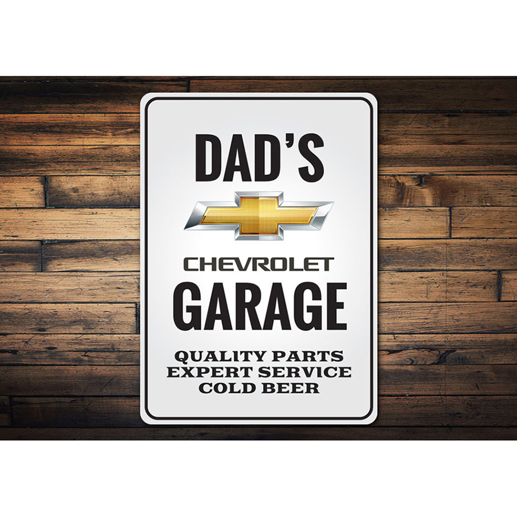 dads-chevrolet-garage-aluminum-sign