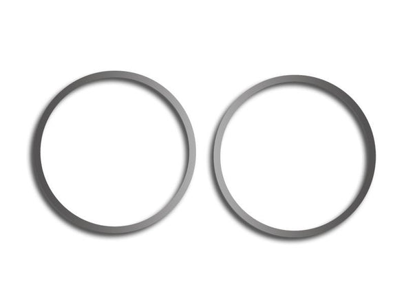 5th Gen Camaro A/C Vent Outer Bezel Trim Rings 2Pc - Polished Stainless Steel