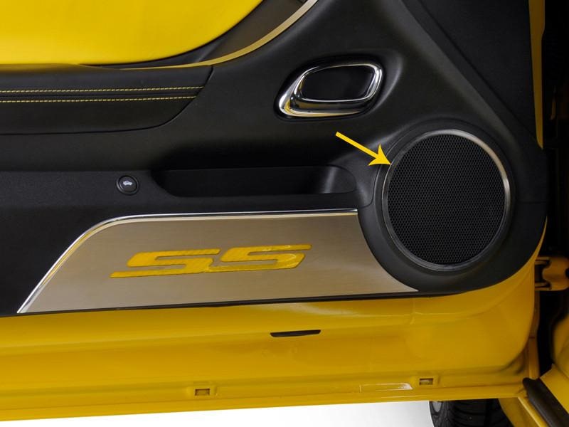 5th Gen Camaro Door Speaker Trim Rings Polished Camaro Store Online
