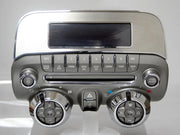 5th-gen-camaro-factory-radio-trim-plate-brushed-stainless-steel-w-polished-bezel