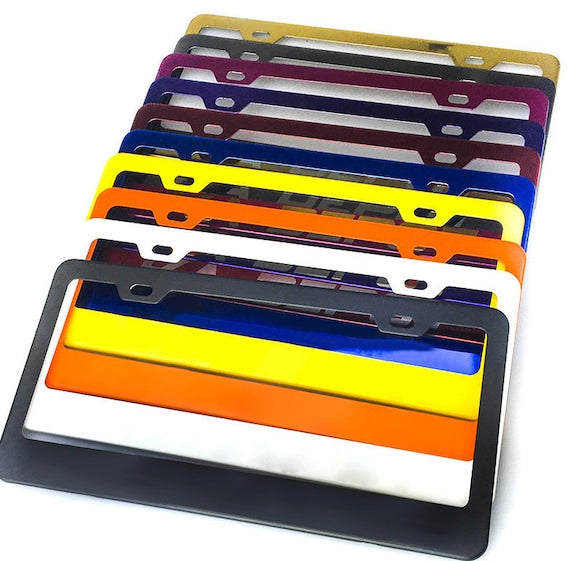 2016-2023 Chevrolet Camaro Color Match License Plate Frames - CA