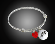 camaro-fifty-logo-crystal-twisted-wire-charm-bracelet