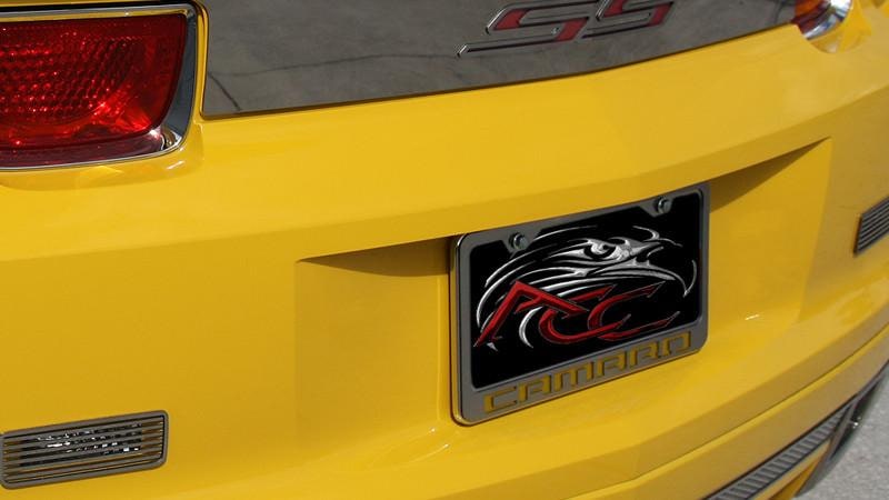 camaro-license-plate-frame-with-camaro-lettering
