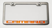 camaro-license-plate-frame-with-camaro-lettering