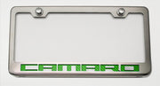 camaro-license-plate-frame-with-camaro-lettering
