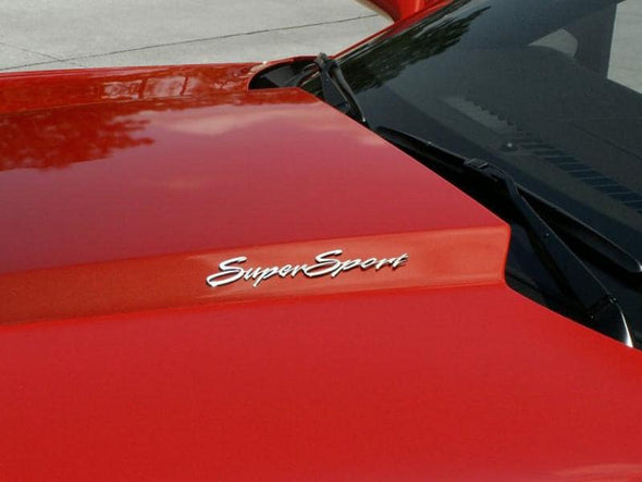 Camaro "Super Sport" Emblems | 2Pc Polished Stainless Steel