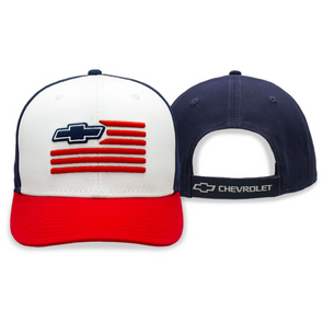 Chevy Bowtie America Hat / Cap - Red, White & Blue