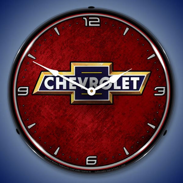 Chevrolet Bowtie Heritage Clock