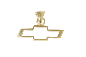 Chevy Bowtie Emblem Pendant | 14k Gold
