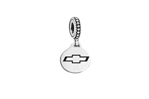 Chevy Bowtie Emblem - Pandora-Style Dangle Bead