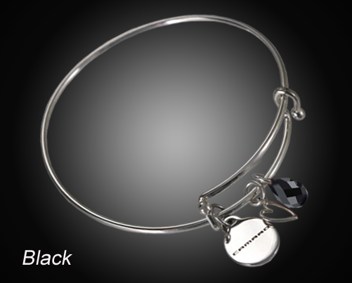 Camaro Logo & Crystal Charm Bracelet