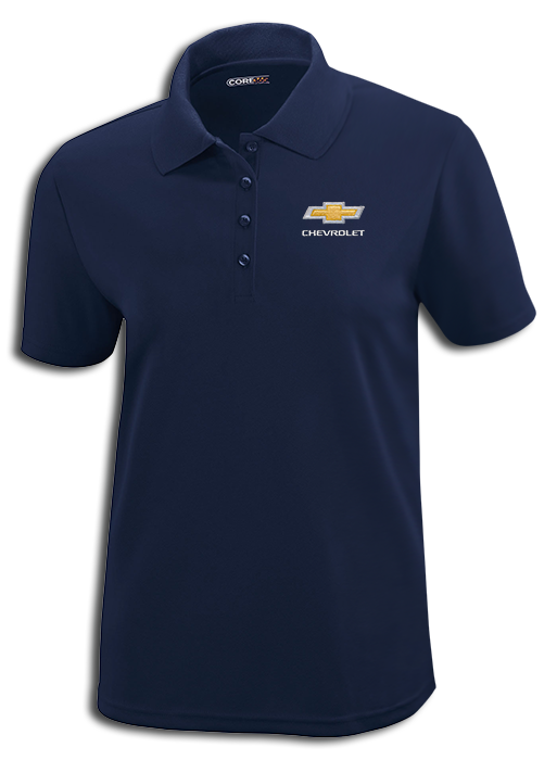 ladies-chevrolet-gold-bowtie-core365-polo