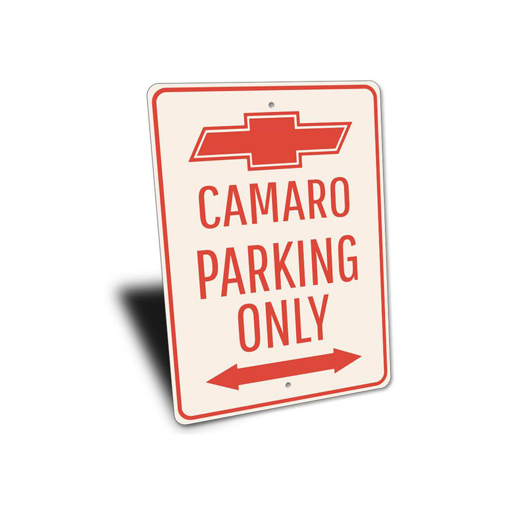 camaro-parking-only-aluminum-sign