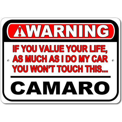 camaro-warning-value-your-life-aluminum-sign