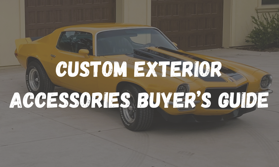 Camaro Custom Exterior Accessories: The Complete Buyer's Guide (5th & 6th Gen)